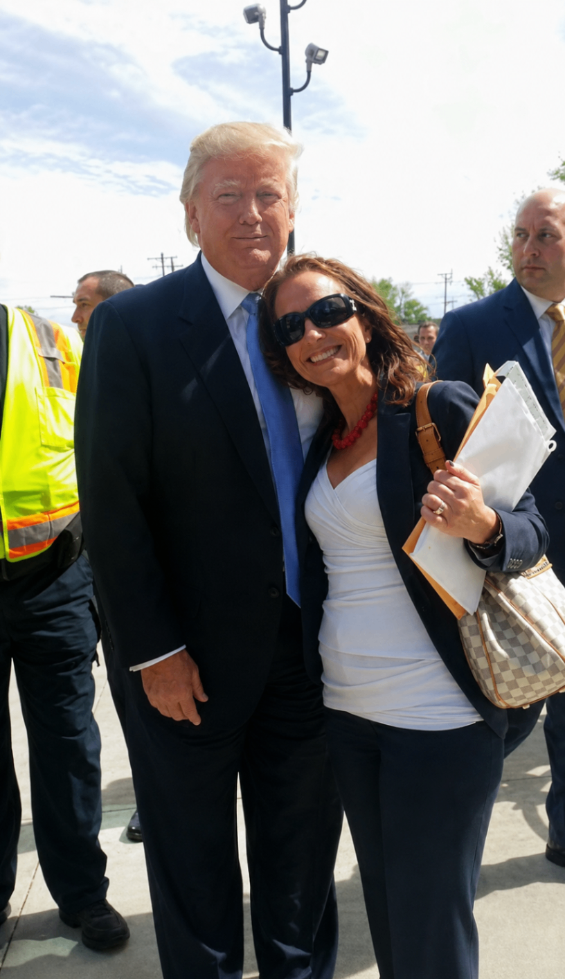 Mary Kate Brown with President Trump